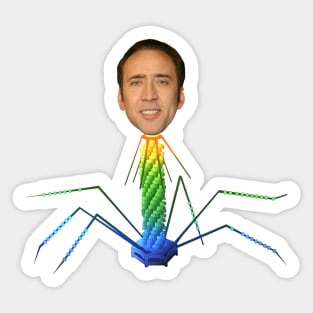 Nicolas Phage Bacteriophage Virus Sticker